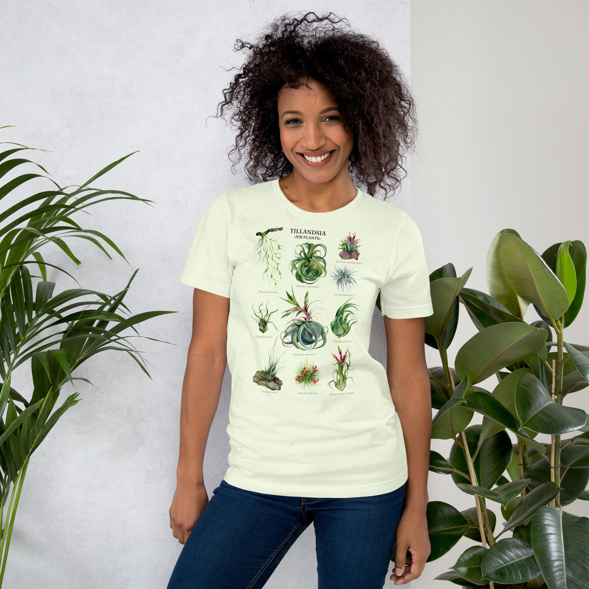 Botanical Tillandsia Shirt (Common Airplants)